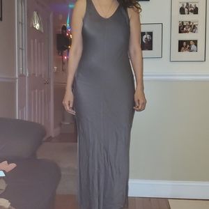 Sliver long dress